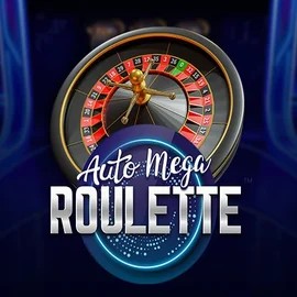 Auto Mega Roulette slot logo by Pragmatic Play at Wild Robin Casino