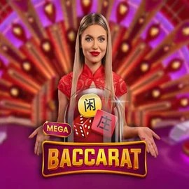 Mega Baccarat by Pragmatic Play, showcased at wildsrobin.pl – game logo
