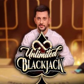 Unlimited Blackjack online game logo by Ezugi on wildsrobin.pl