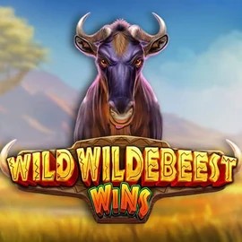 Wild Wildebeest Wins logo by Pragmatic Play at Wild Robin Casino